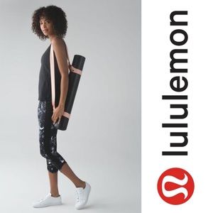 EUC Lululemon Sunshine Salutations Crop Sheer SZ 6